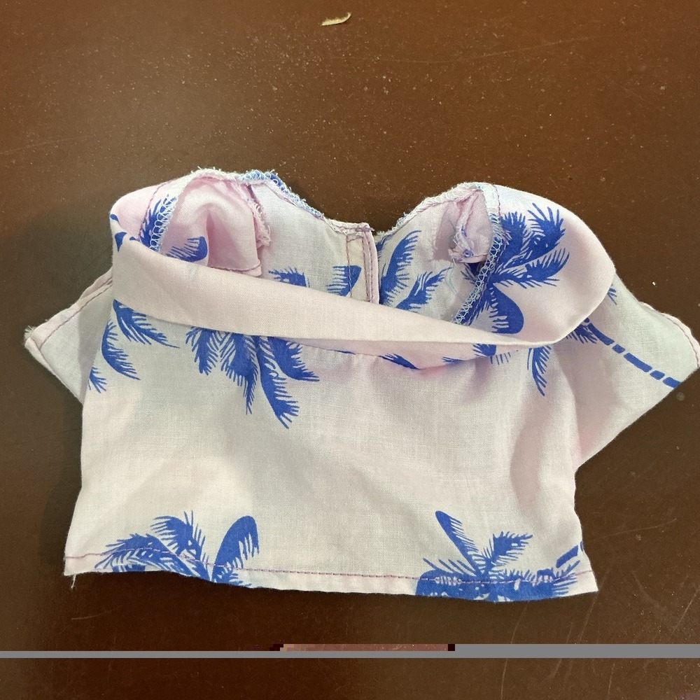 Vintage Pound Puppies Outfit Pink Tropical Surf‎ Hawaiian Shirt 1985 Tonka